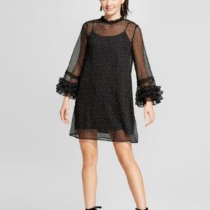 whowhatwear black star sheer dress